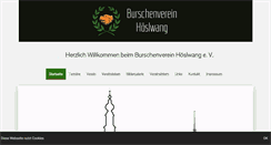 Desktop Screenshot of burschenverein-hoeslwang.de